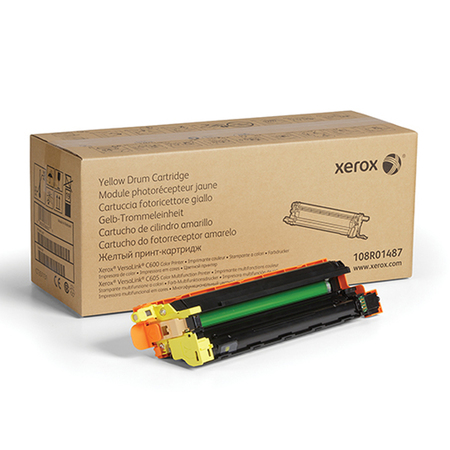 XEROX Xerox Yellow Drum Cartridge, 40000 Yield 108R01487